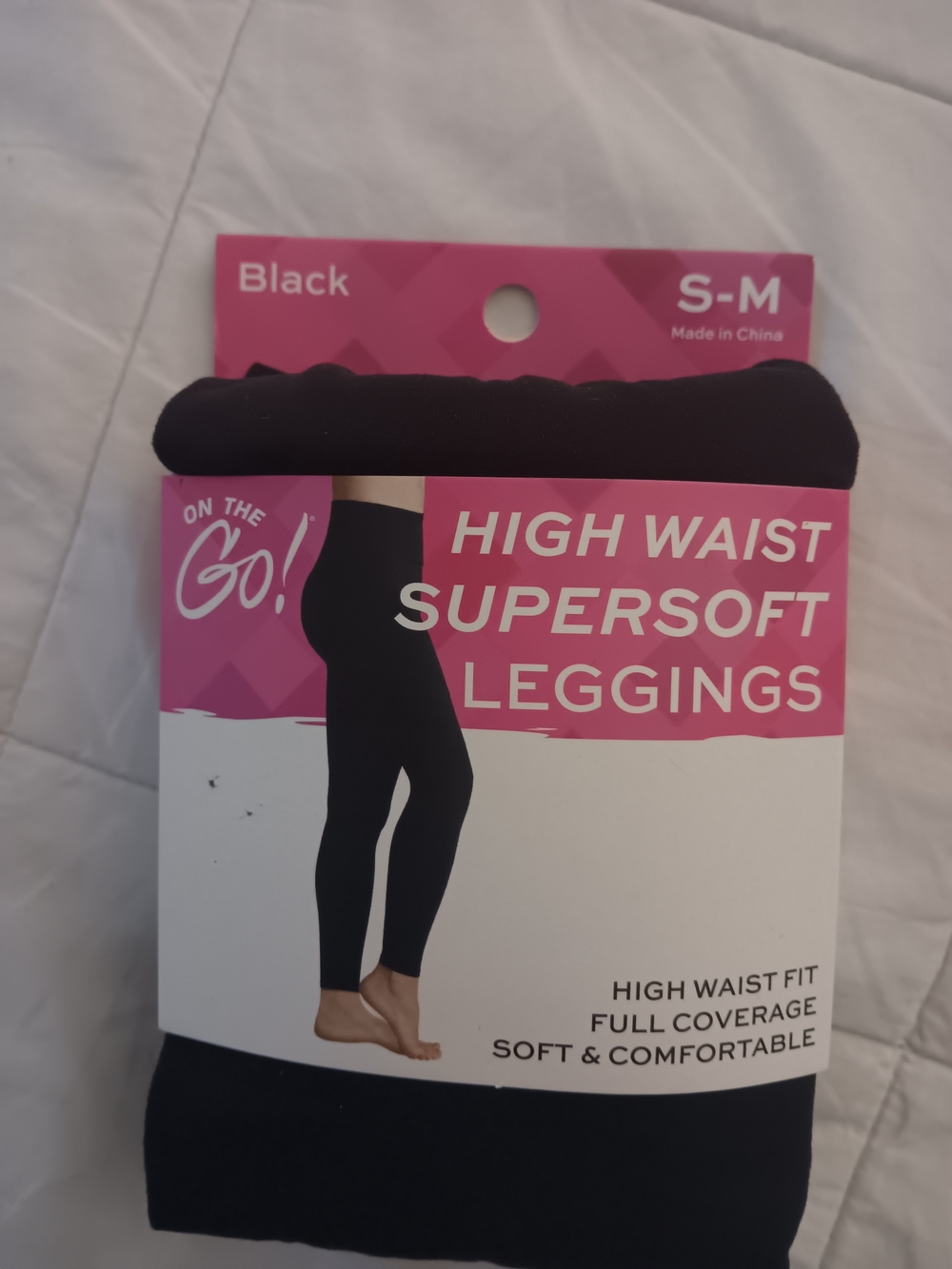 High Waist Supersoft Leggings - Black S/M